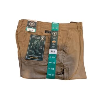 G.H. Bass & Co. Men's Khaki Canvas Terrain Stretch Chinos